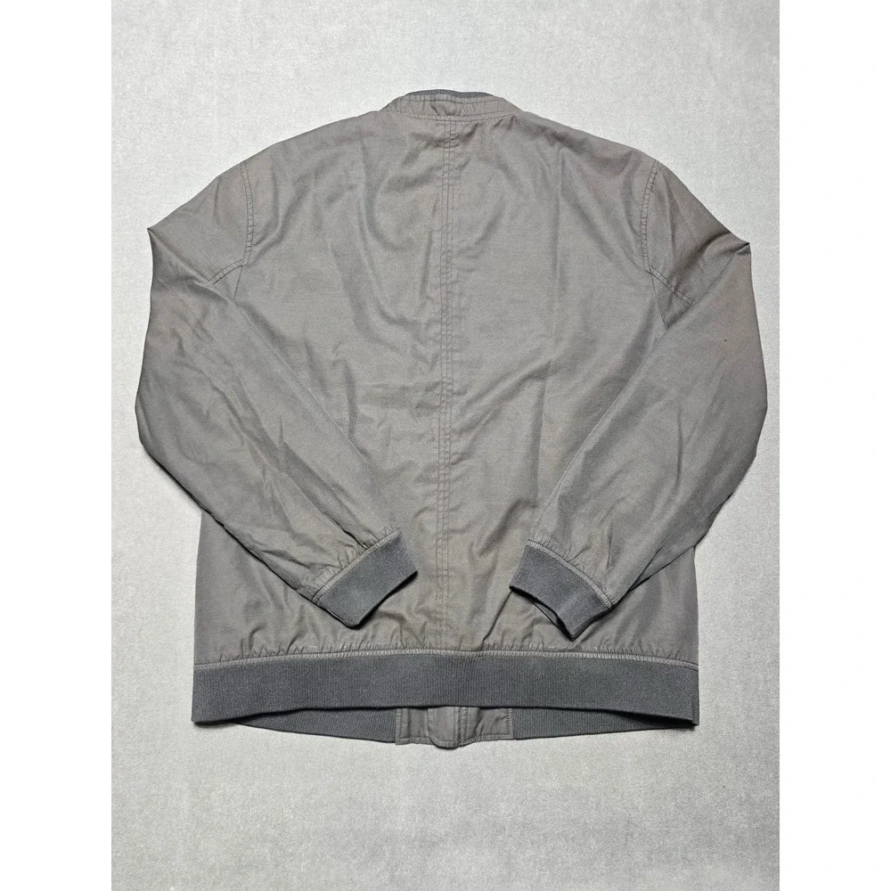 Alfani Red Label Slim Fit Bomber Style Black Jacket, Silver Zippers,‎ Mens 2XL